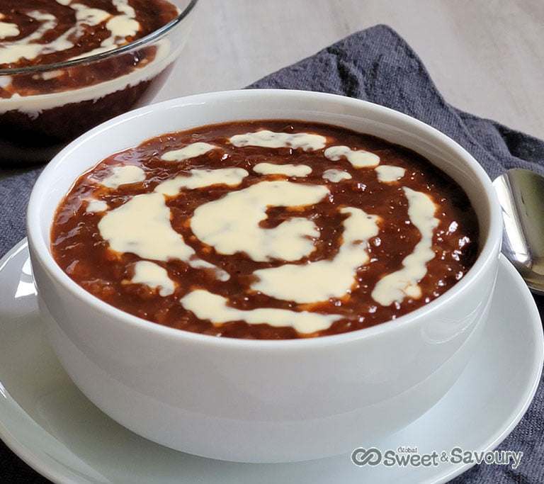 SWEET CHOCOLATE RICE PORRIDGE(champorado)